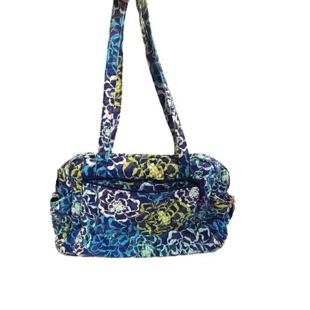 Vera Bradley Large Blue Paisley Baby Diaper Bag